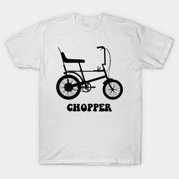 Raleigh Chopper Bicycle T-Shirt by nutandboltdesign